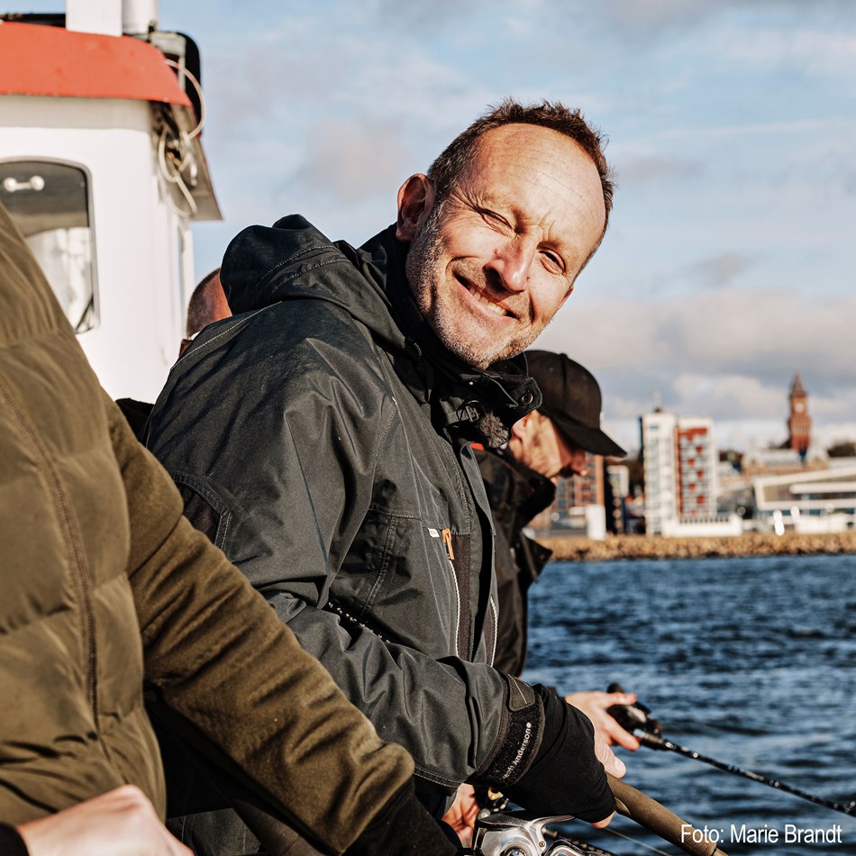 Martin Lidegaard elsker selv at fiske / Foto: Marie Brandt