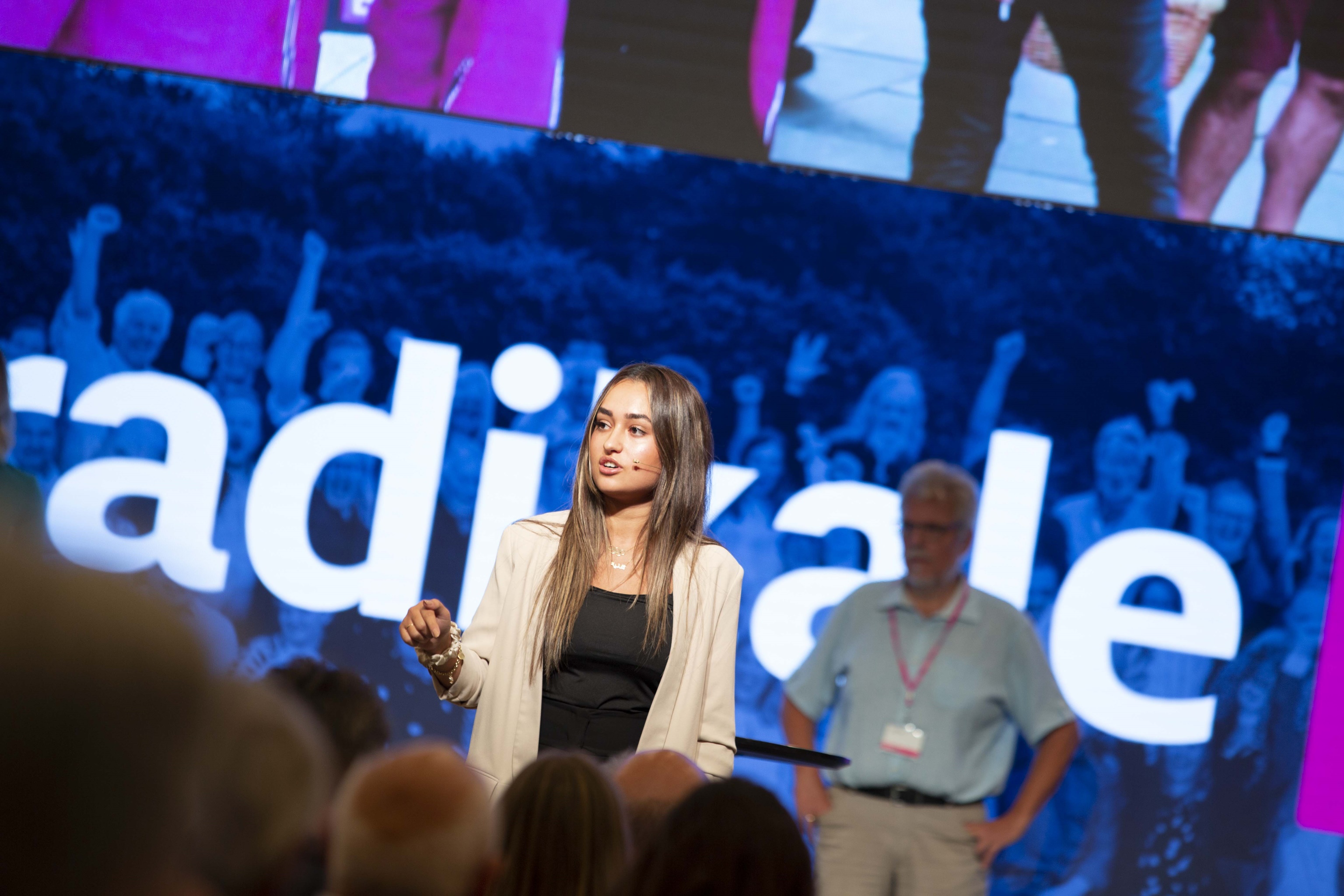 Hediye Temiz ved Radikale Venstres landsmøde 2021