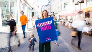 Sofie Carsten Nielsen på strøget i København