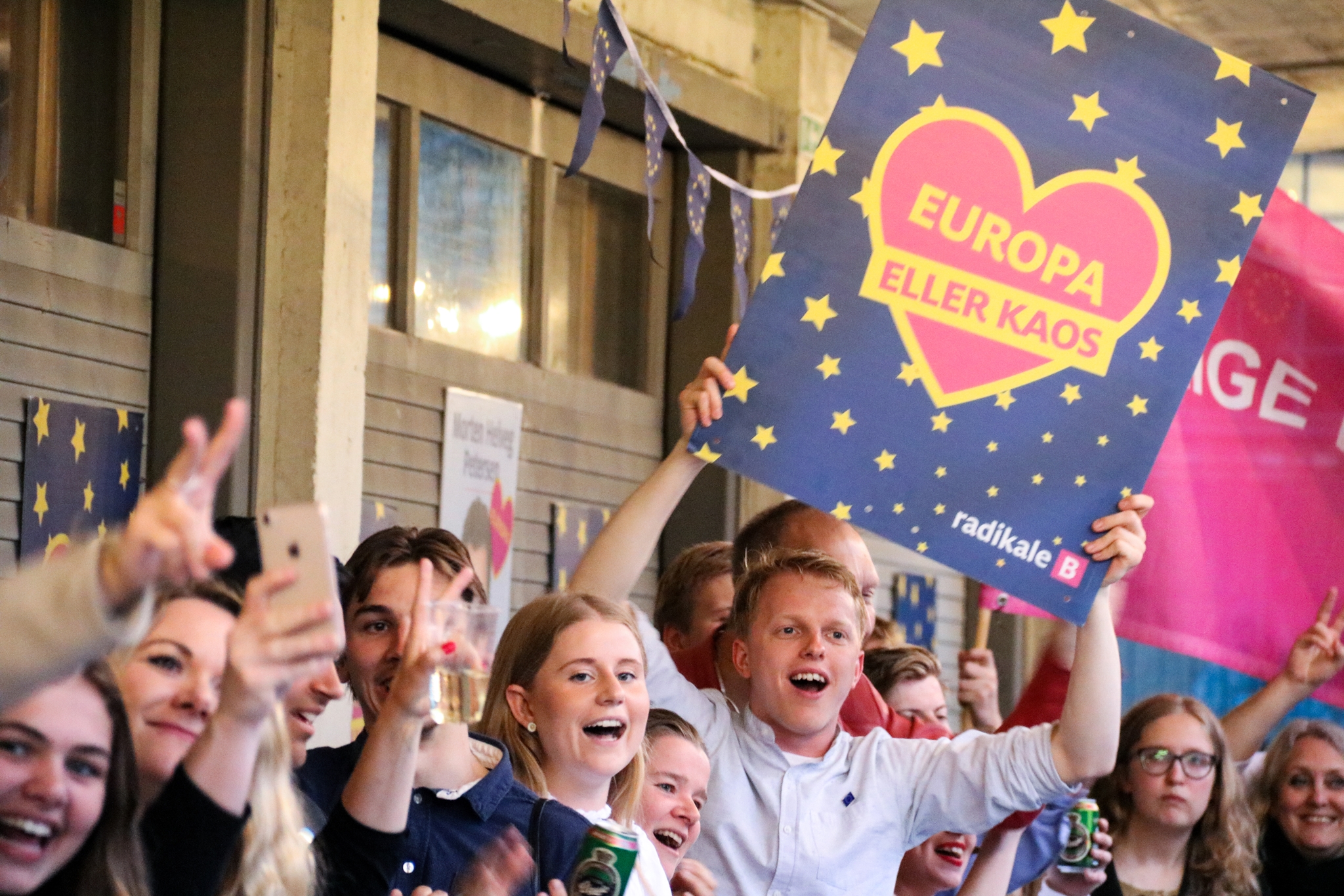 Valgfest efter Europa-Parlamentsvalg 2019
