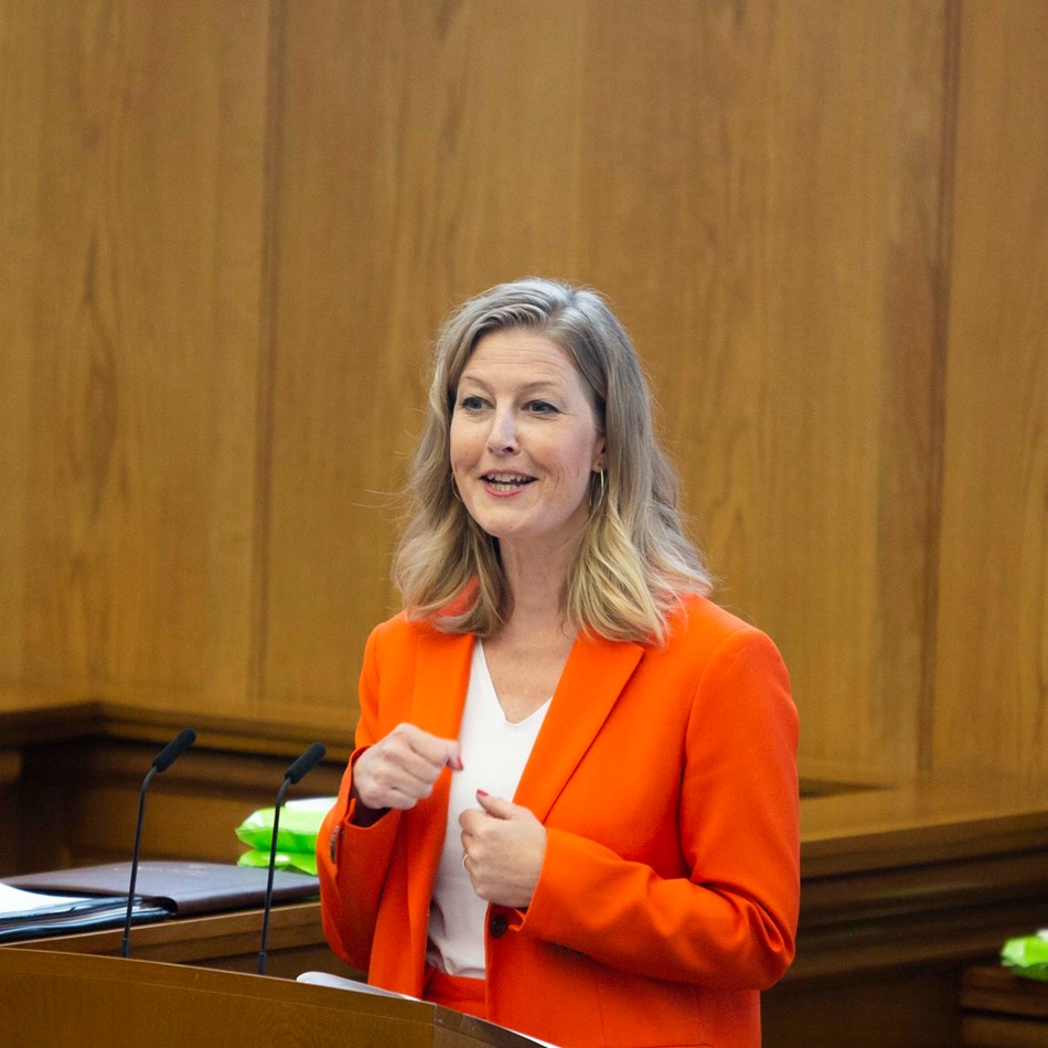 Sofie Carsten Nielsen ved Folketingets afslutningsdebat den 23. maj 2022