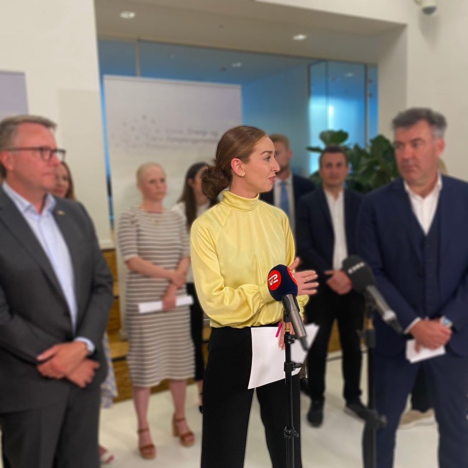 Samira Nawa ved doorstep-møde