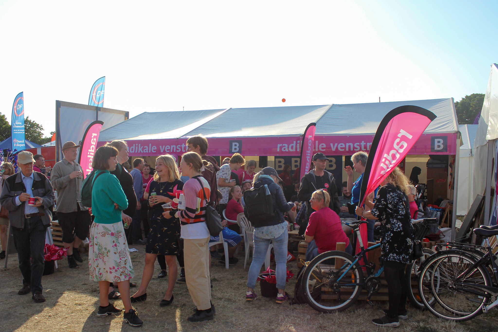 Det radikale telt ved Folkemødet i Allinge